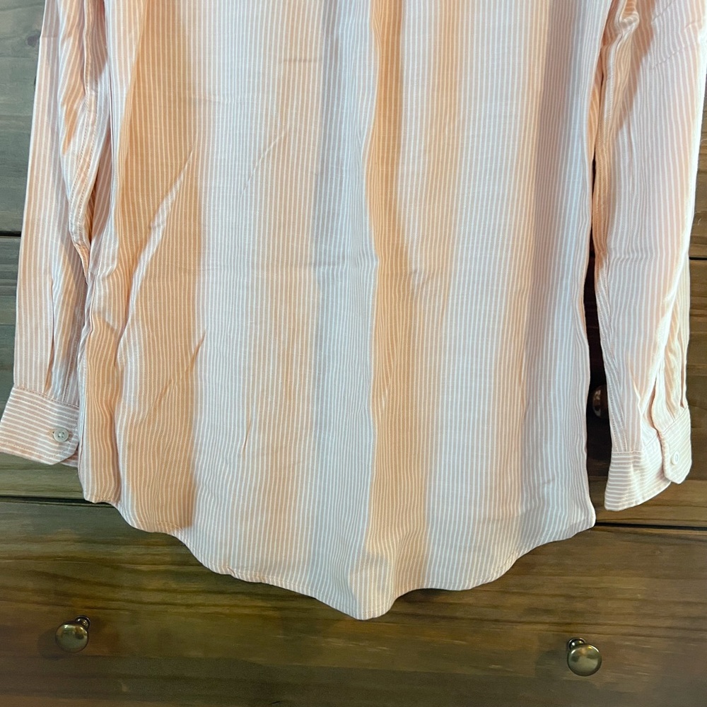 Daily Ritual Button-Down Collared Tunic Top M - Picture 8 of 8